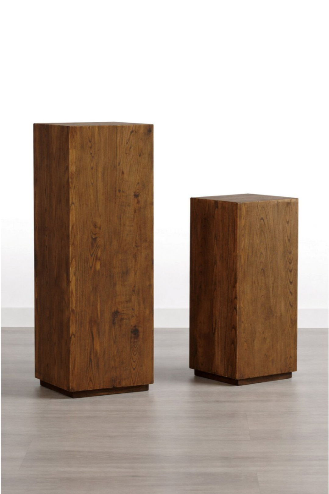 Oak Display Plinth - Short