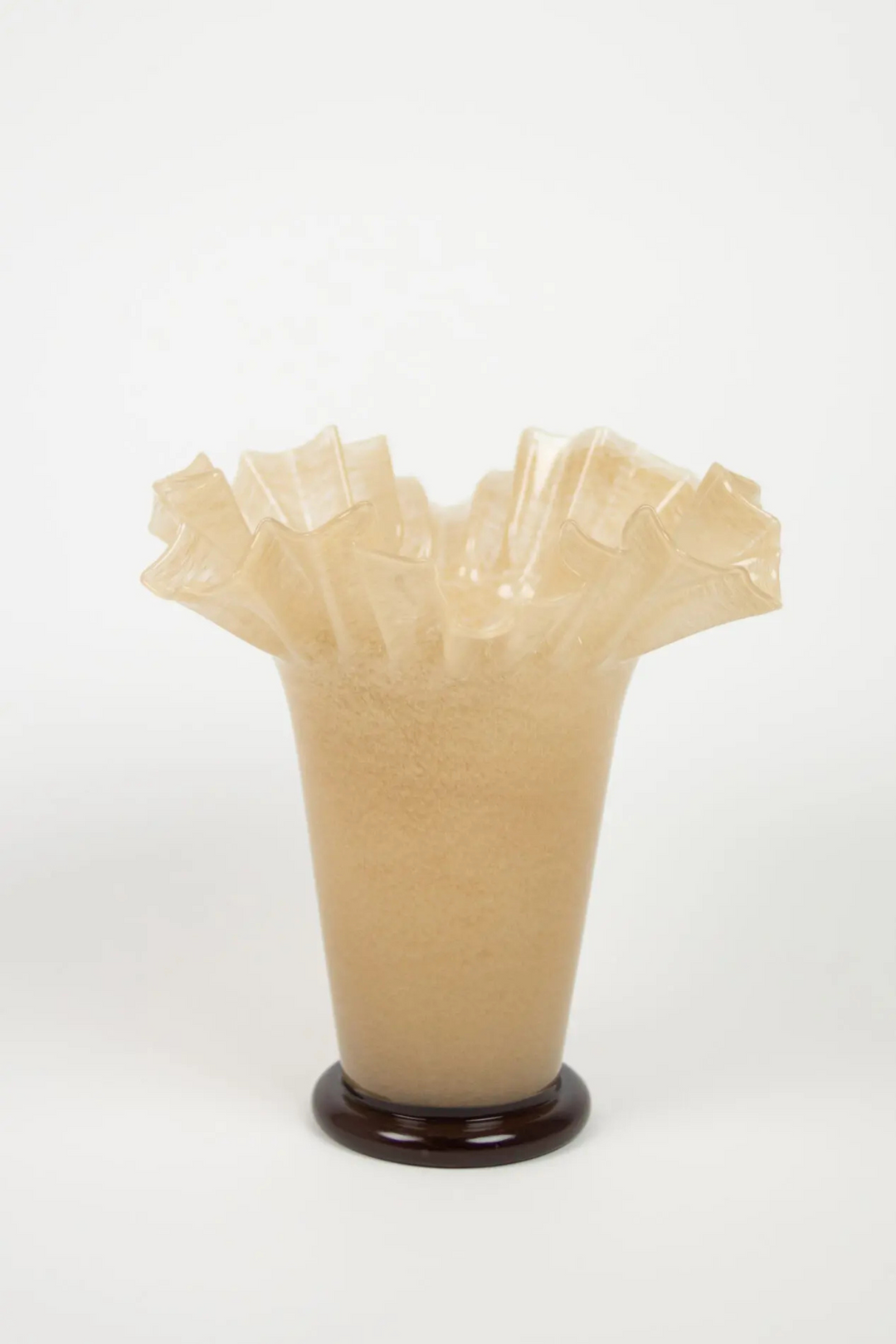 Beige Vase - Brown Base