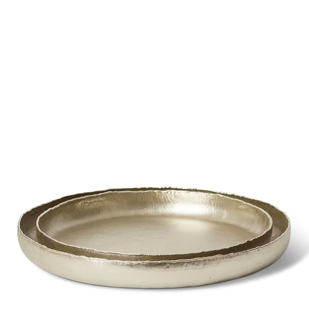XL Champagne Silver Deep Tray