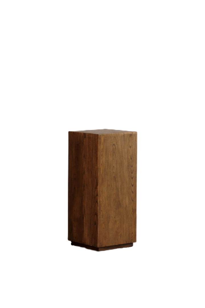 Oak Display Plinth - Short